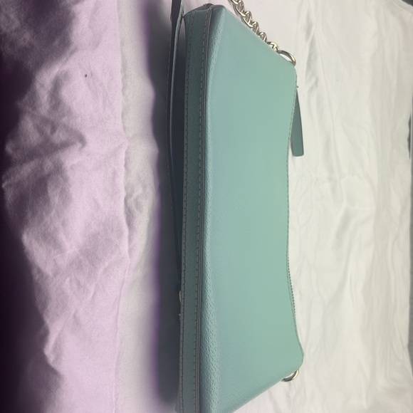 Kate Spade Aqua Leather Chain Wesslley Bag - Picture 5 of 5